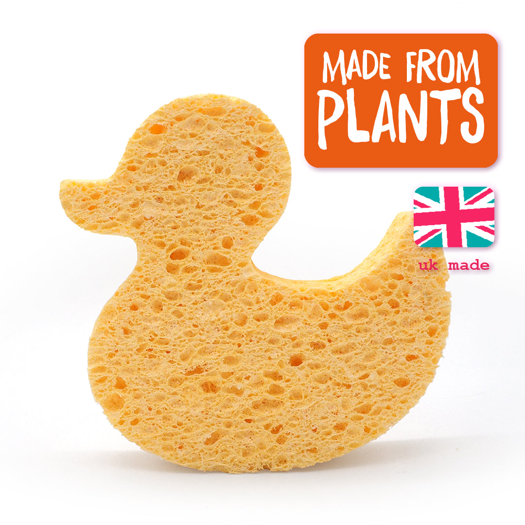 Compostable, Cellulose Duck Sponge UK