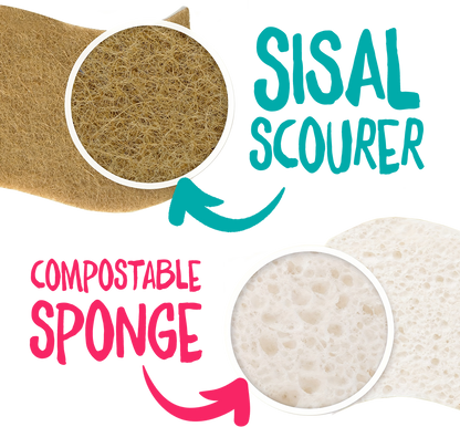 PREORDER Sisal Sponge Scourers