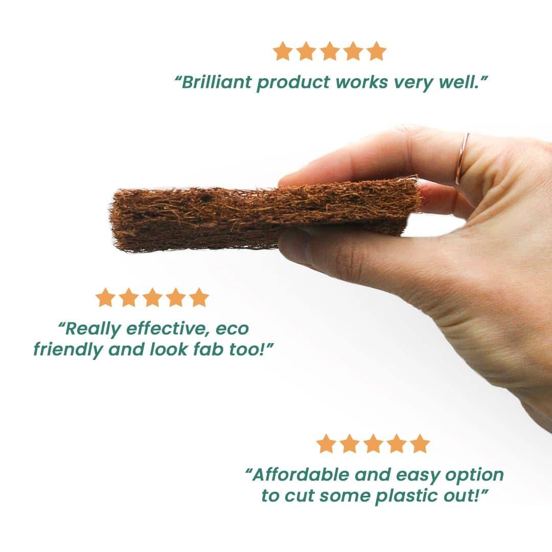 EcoVibe Non-Scratch Coconut Fibre Scrub Pad