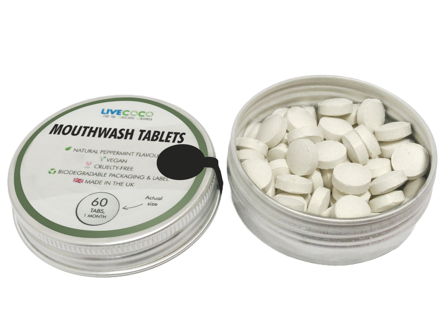 LiveCoco Toothpaste Tablets