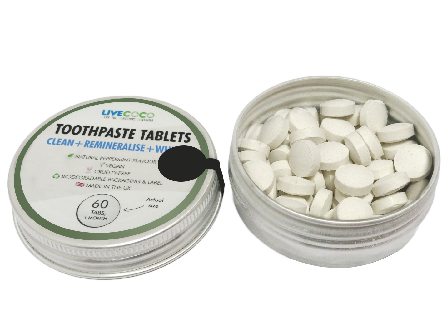 LiveCoco Toothpaste Tablets