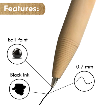 LiveCoco Paper Ballpoint Pens - 24 Pack