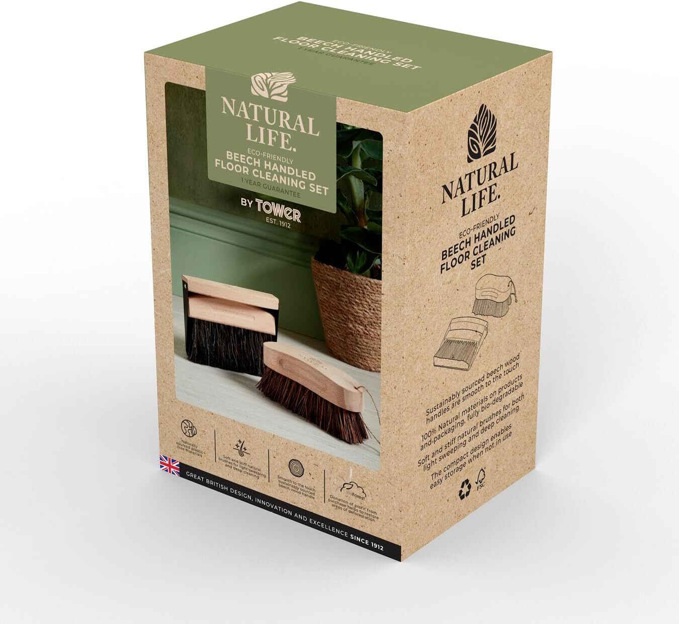 Natural Life Eco Floor Cleaning Set