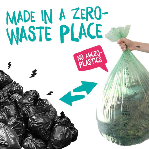 25 Biodegradable Bin Bags - 50 Litre