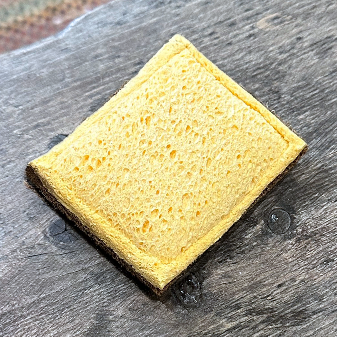 Compostable Sponge with Coconut Scourer