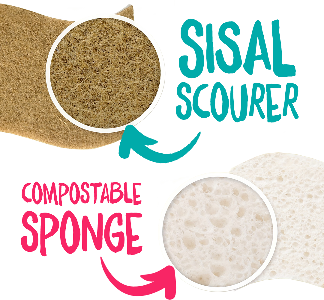 Sisal Sponge Scourer