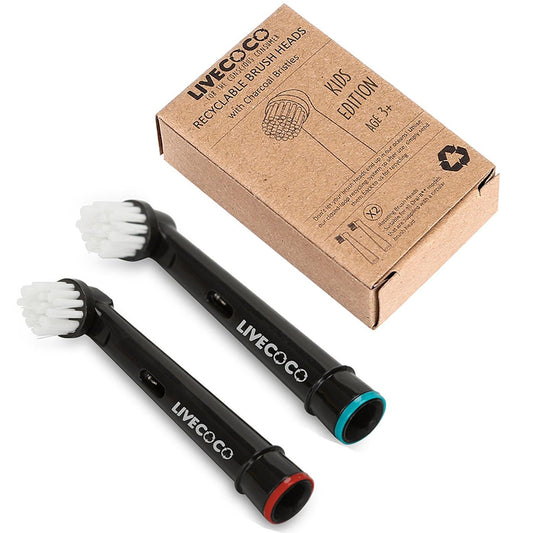 LiveCoco Recyclable Brush Heads (Junior) - Oral-B* Compatible