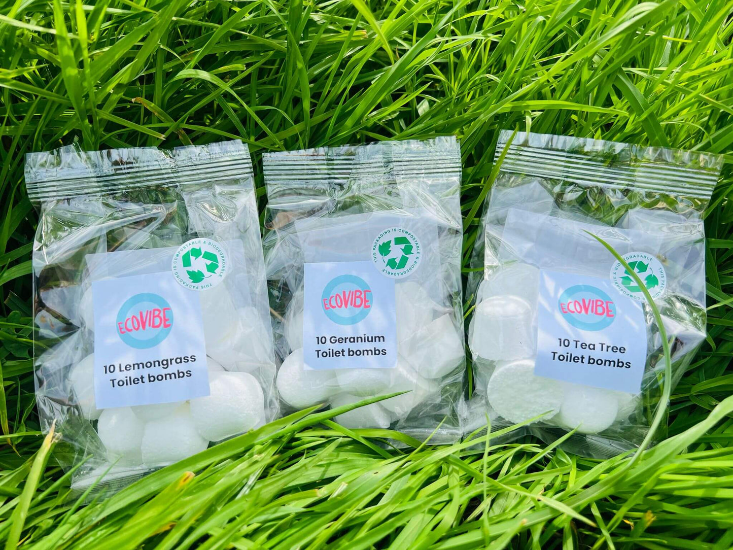 Eco-Toilet Bomb Cleaners (Essential Oils, UK Handmade)
