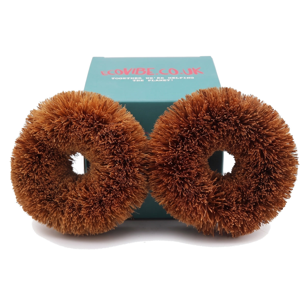 Coconut Fibre Scourers (Twin Pack) - EcoVibe