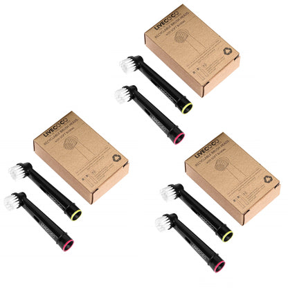 LiveCoco Recyclable Brush Heads (SOFT Bristles) - Oral-B* Compatible