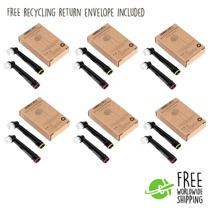 LiveCoco Recyclable Brush Heads (SOFT Bristles) - Oral-B* Compatible