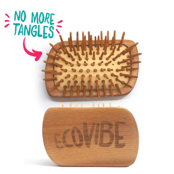 Bamboo Hairbrush (Three Shapes)