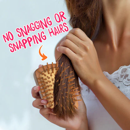 Bamboo Hairbrush (Three Shapes)