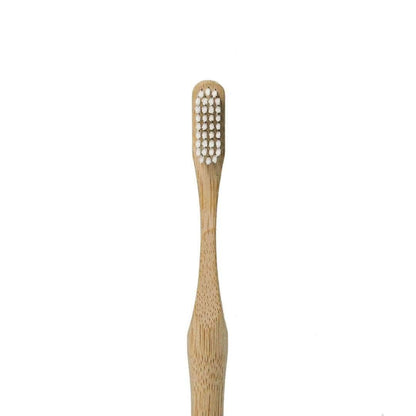 EcoVibe bamboo toothbrush with medium bristles head