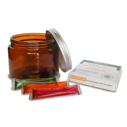 Amber Glass Jar - 500ml - EcoVibe