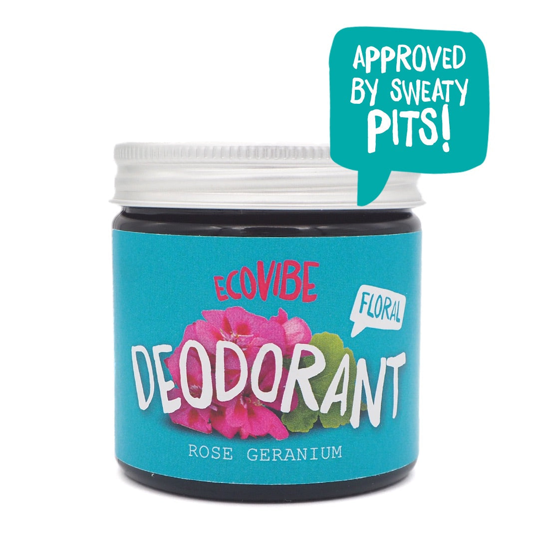 Natural Deodorant Balm - Rose & Geranium - 60g