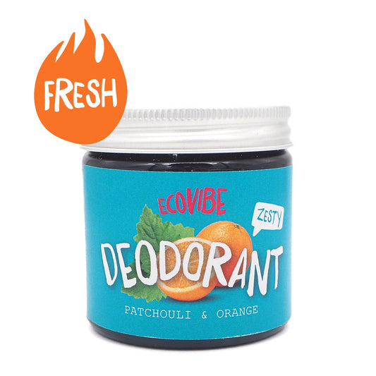 Natural Deodorant Balm - Patchouli & Orange - 60g