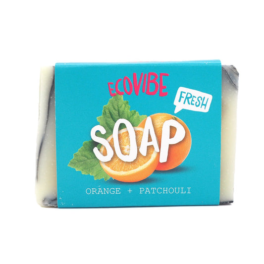 Plastic free Anti-Bacterial Soap - Orange and Patchouli - 100g