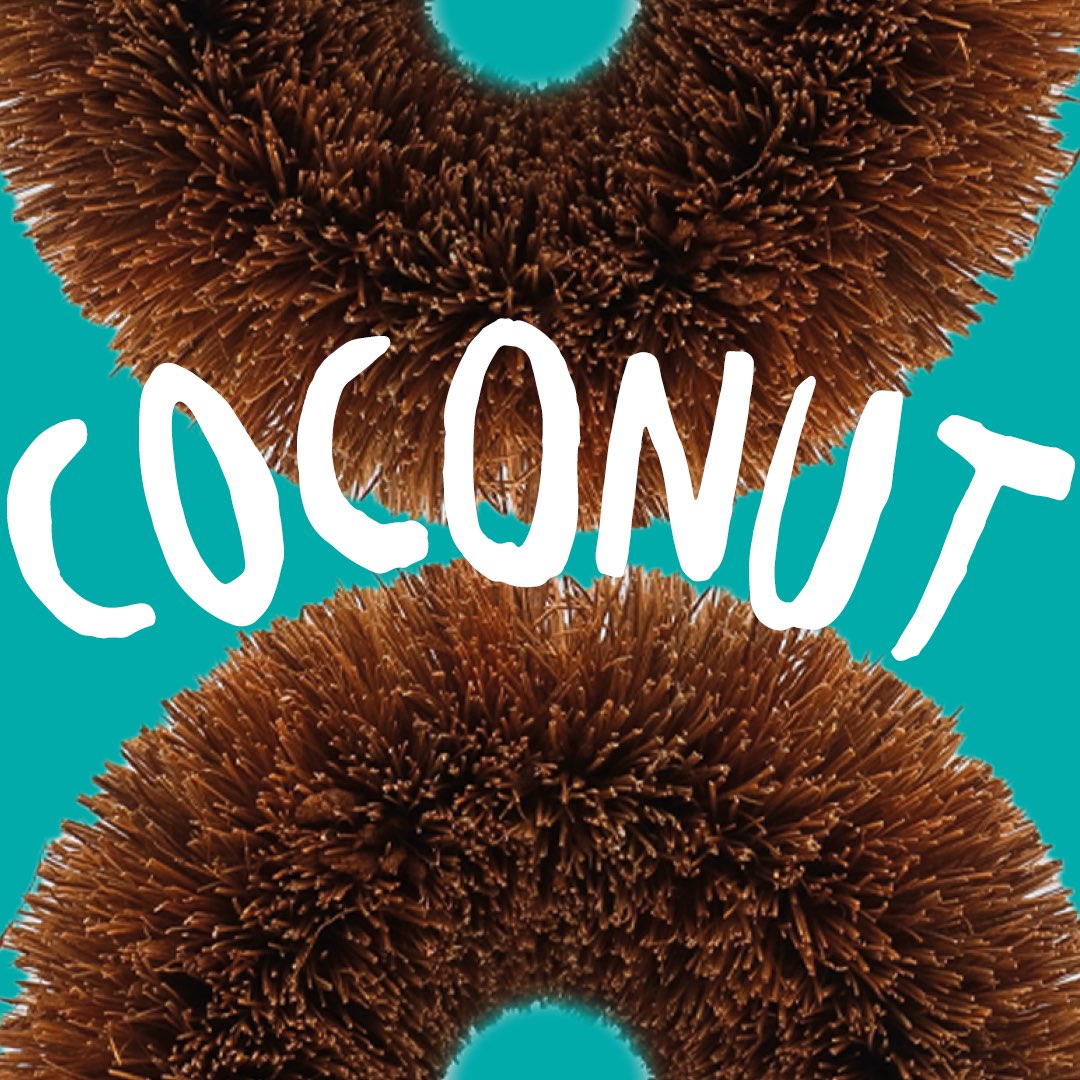 Coconut Fibre Scourers (Twin Pack)