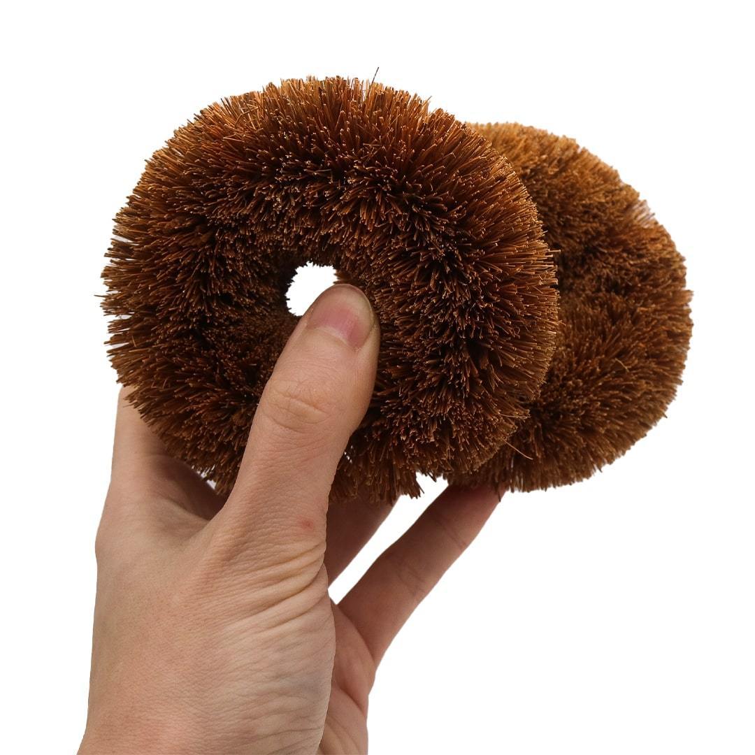 Coconut Fibre Scourers (Twin Pack) - EcoVibe