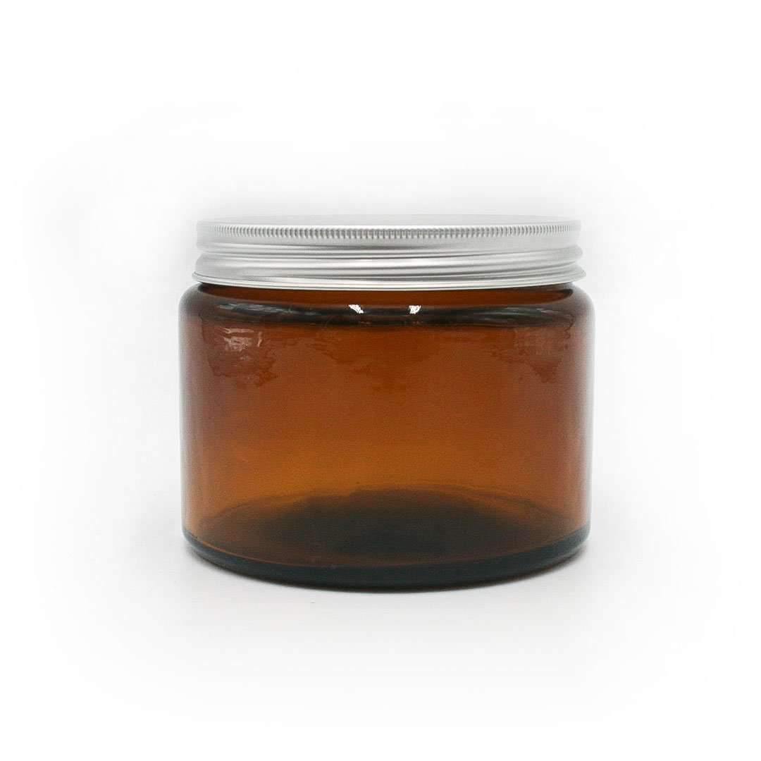 Reusable Glass Jar - Amber (500ml)